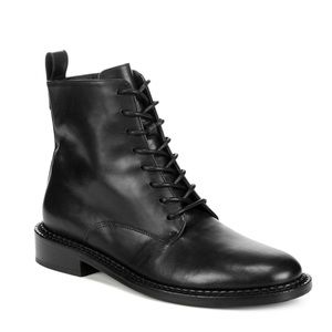 VINCE Women's Cabria Black Low Heel Booties